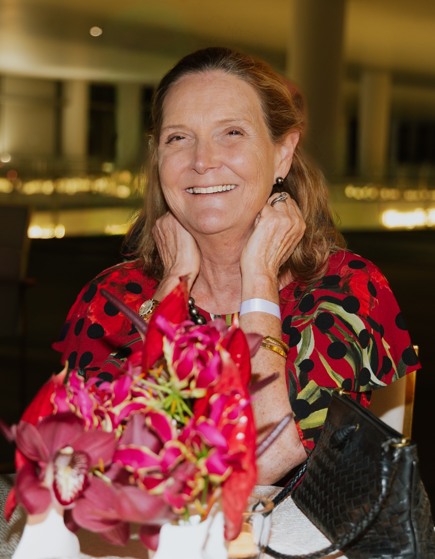 Portrait — dinner table